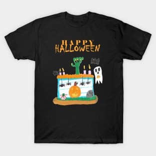 Halloween Drawing Design T-Shirt